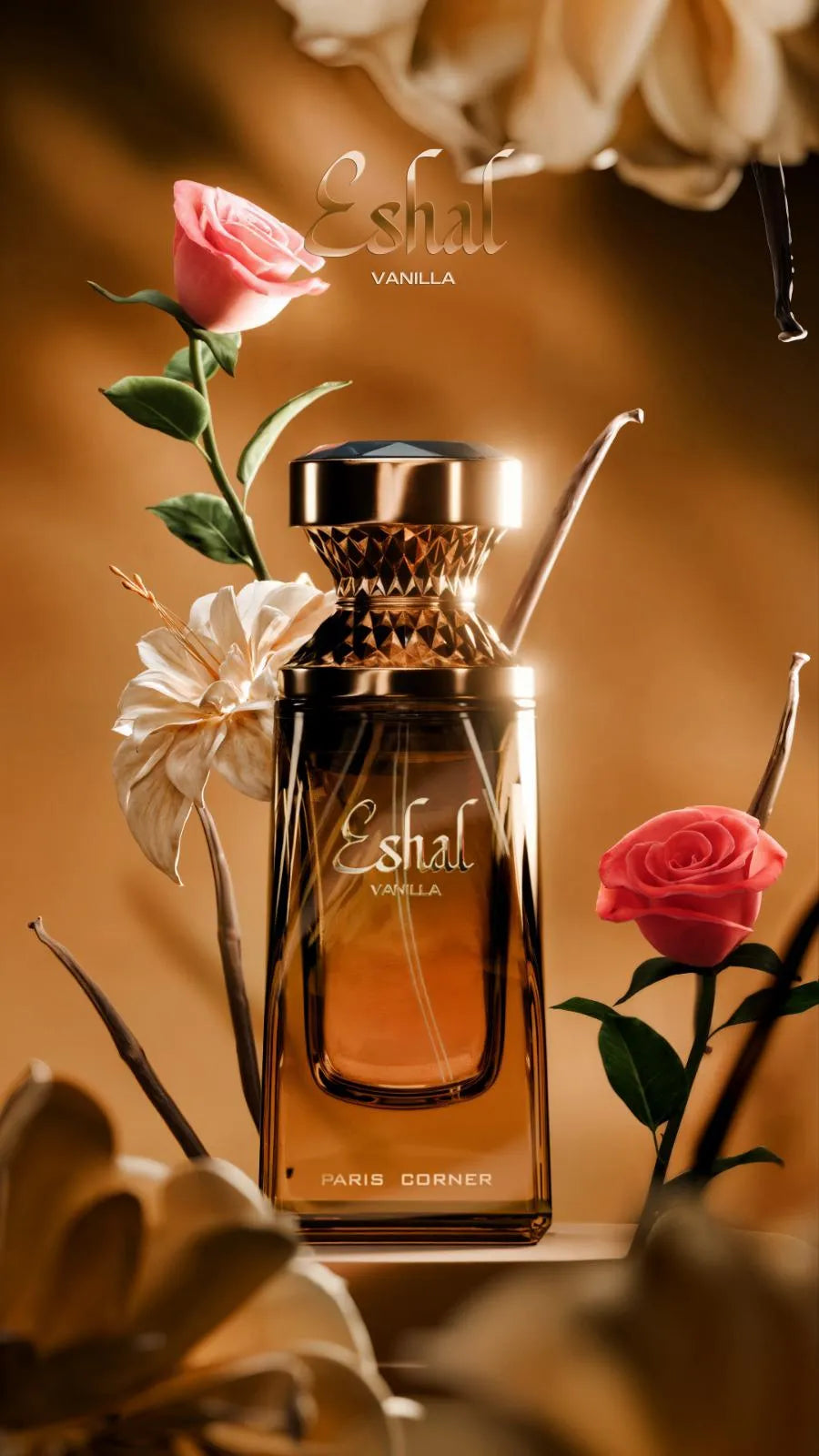Eshal Vanilla by Paris Corner – Vanilla & Caramel Perfume for Women | 100ml EDP